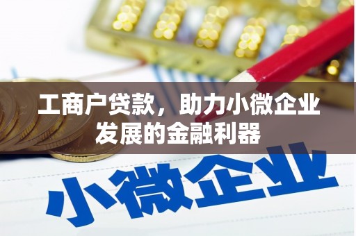 阿尔山工商户贷款,助力小微企业发展的金融利器 阿尔山工商户贷款,助力小微企业发展的金融利器