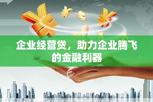 阿尔山企业经营贷，助力企业腾飞的金融利器