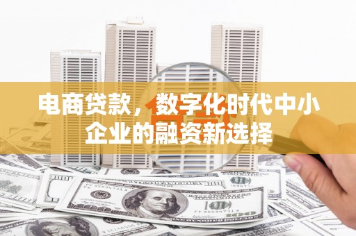阿尔山电商贷款，数字化时代中小企业的融资新选择