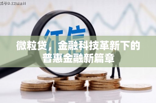阿尔山微粒贷，金融科技革新下的普惠金融新篇章