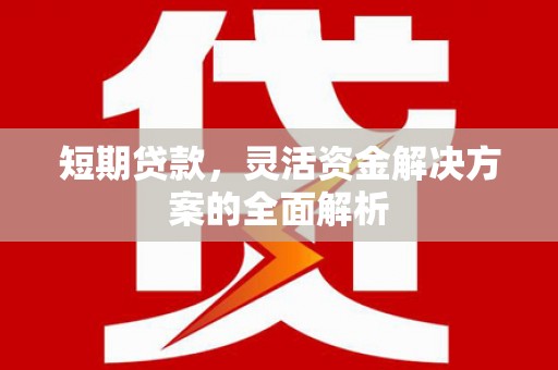 阿尔山短期贷款，灵活资金解决方案的全面解析