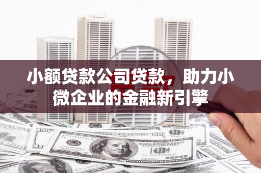阿尔山小额贷款公司贷款，助力小微企业的金融新引擎