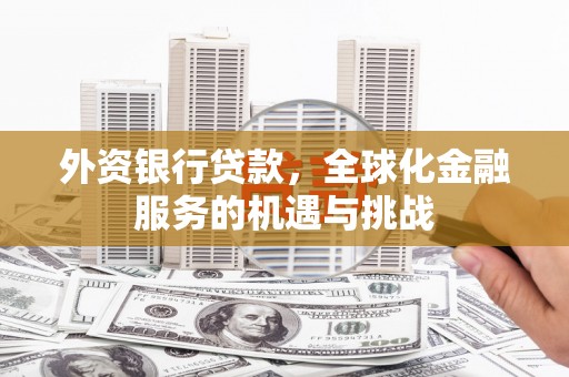 阿尔山外资银行贷款，全球化金融服务的机遇与挑战