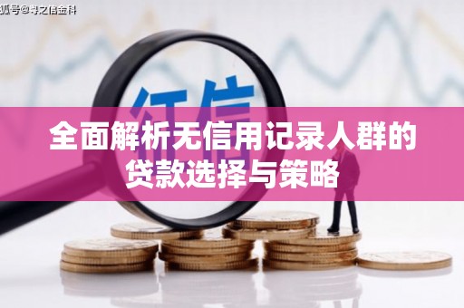 阿尔山全面解析无信用记录人群的贷款选择与策略
