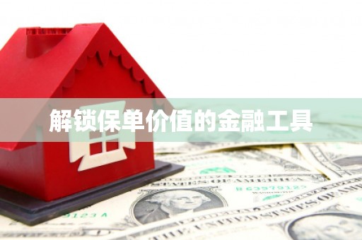 阿尔山解锁保单价值的金融工具